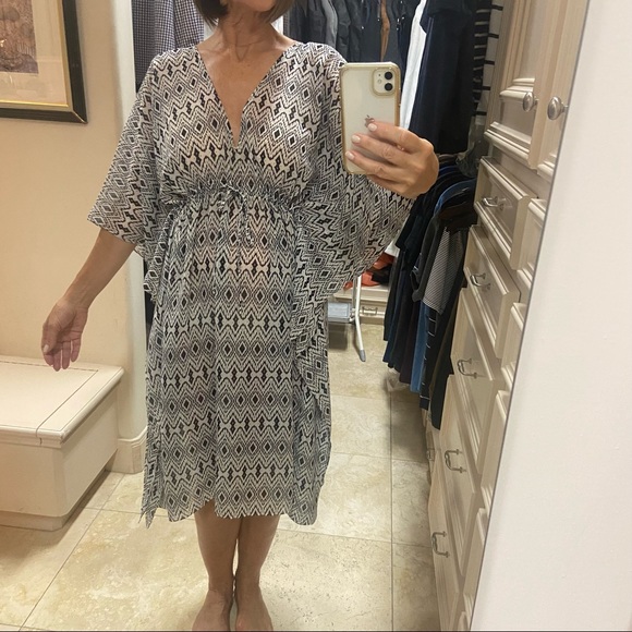 ECHO Swimsuit Caftan Cover Up - One Size - Picture 6 of 7